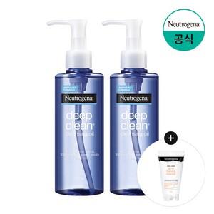 딥클린 클렌징 오일 200ml x2 + 증)아크네 포밍 클렌저 40g