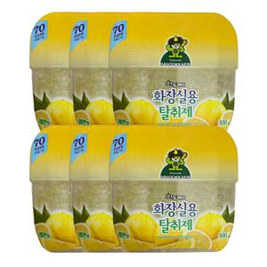 산도깨비 화장실용 탈취제 레몬향 300g x 6개