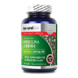 내츄럴플러스 스피루리나 580mg SPIRULINA 1일 2정 300정 150일분