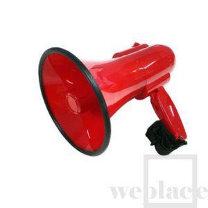 위플레이스 메가폰 (중) 적색 미니확성기 메카폰 야외용마이크 응원나팔 핸드마이크 미니메가폰