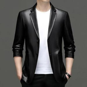 남성가죽자켓 재킷 봄버 아우터 가을자켓 간절기 라이더 하이 퀄리티 남성용 가죽 코트 캐쥬얼 스몰 세트