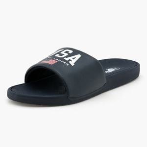 [롯데백화점]폴로랄프로렌 IVER 경량 슬리퍼 네이비 RF102301MA-W 2CM