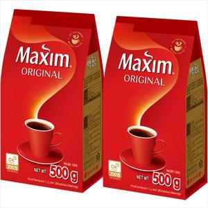 맥심 오리지날 리필커피 500gx2개/2세트구매시 1000원DCX넉넉한 유통기한