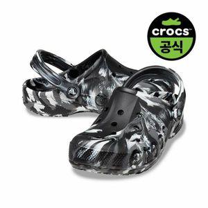 [보리보리/크록스 슈즈]크록스공식 성인 BAYA MARBLED CLOG BKW (25SUC