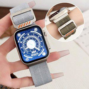 [수나르]애플워치3 2 1세대 38mm 42mm 호환 모던 라이트 버클 나일론 스트랩 밴드 시계줄
