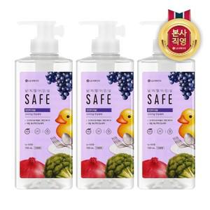세이프 주방세제 천연미네랄 오리지널 리필 720ml x 3개
