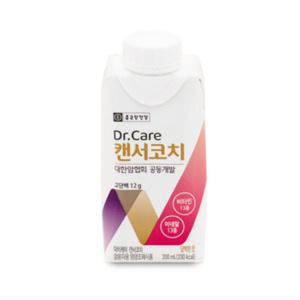 종근당 닥터케어 캔서코치 암환자영양식 식사대용 단백질 음료 담백한맛 200ml 18개