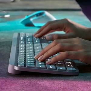 로지텍코리아 MX KEYS S 무선 블루투스 키보드 [페일그레이]