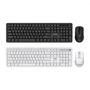 COX CKM40W 저소음 무선 키보드 마우스 세트 (블랙)