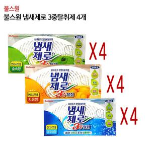 무료배송 불스원 냄새제로 3중탈취제 4개/차량용탈취