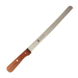일본 니켄 빵칼 (브레드 나이프) 250mm 나무 손잡이