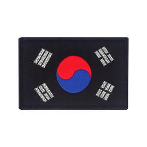 태극기 검정 은사 약장 - 군인가방 패치 와펜