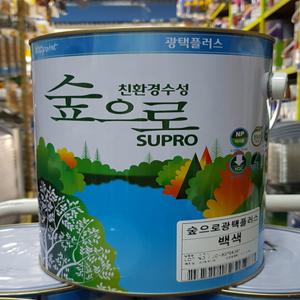 KCC 숲으로 광택플러스 3.78L 유광 반광 조색 친환경 내부용 코팅
