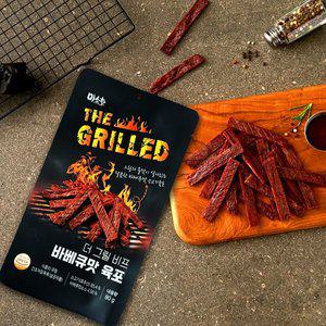 [미소향] 더그릴 비프 바베큐맛 육포 80g 안주 간식