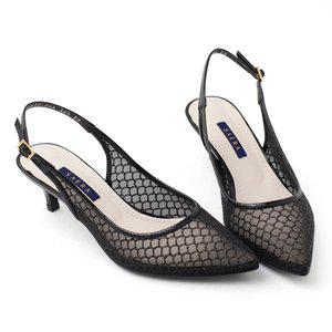 갤러리아 SAERA 세라 여성 은행잎망사 슬링백 샌들 S20G006 흑색 5CM