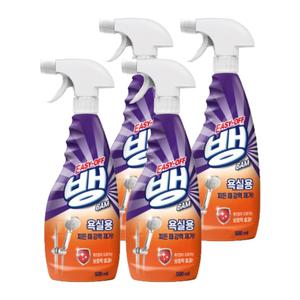 이지오프 뱅 욕실용 스프레이 찌든때 500ml 4개