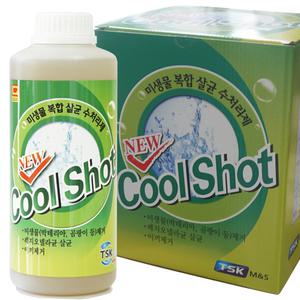 뉴쿨샷 1키로 4개입 레지오넬라균 살균소독 냉각탑약품 쿨링타워 스케일억제 미생물 이끼 곰팡이제거 냉각