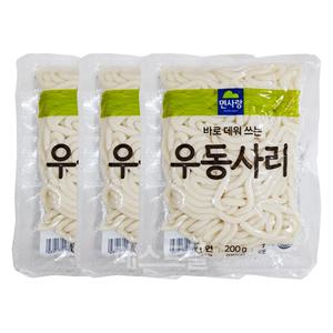 면사랑 바로데워쓰는 우동사리 200g 3개