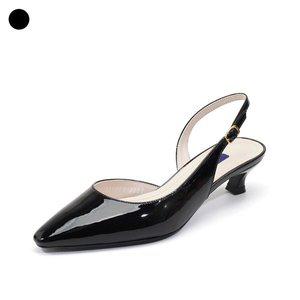 갤러리아 세라 여성 펌프스 슬링백 S21G428 검정 4CM