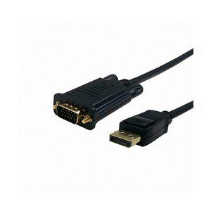 [엠지솔루션]LANSTAR DisplayPort to VGA 케이블 (LS-DP15, 2m)