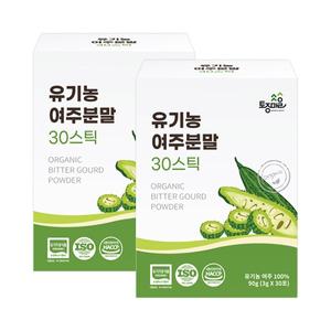 [토종마을]HACCP인증 국산 유기농 여주분말 30스틱 X 2박스