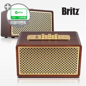 브리츠 BZ-JB5606 엔틱 블루투스 스피커 USB재생 AUX단자 홈 카페 인테리어 오디오
