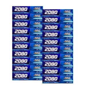 2080 시그니처 토탈블루 치약 125g x20개 개운한 오리지날민트