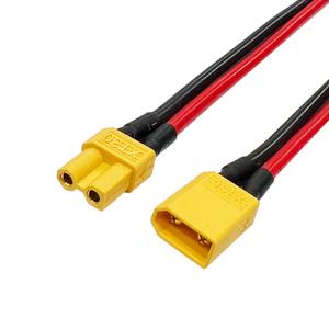 XT30 실리콘 케이블 AWG16 연결 배선 커넥터 10cm 암 수