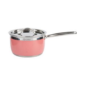 라리사 헤리티지 통5중 스텐 편수냄비 16cm 로즈핑크 X797, 1개