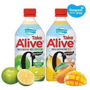 [동원] 덴마크 테이크 얼라이브 쿨 500ml x 24개 /스위티자몽/망고/블러드오렌지/샤인머스캣
