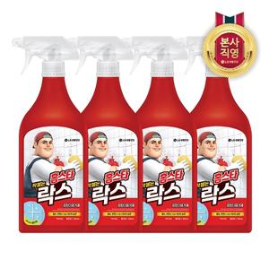 홈스타 맥스프레쉬 착 붙는 락스 500ml x 4개