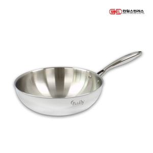 한일STS 베일리 통5중 스텐레스 IH 인덕션가능 궁중팬 24cm