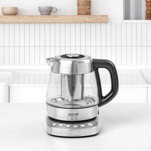 키친아트 렉스 무선 티포트 1L 전기포트 커피포트 유리 주전자 KP-310
