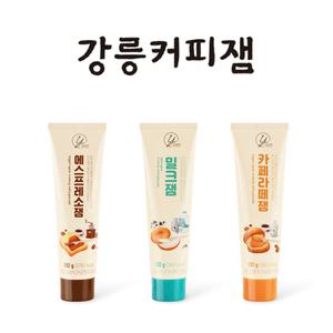 신선코리아 강릉커피잼 은상수상 에스프레소 카페라떼 밀크 잼선물 100g 답례품