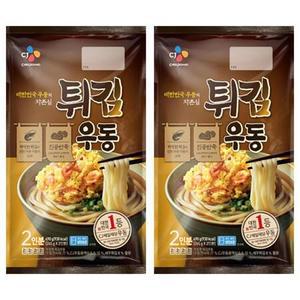 CJ 튀김우동, 490g, 2개