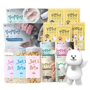 한입뚝딱 대용량 짜먹는 애견간식 강아지껌 치킨 오리 콤보팩