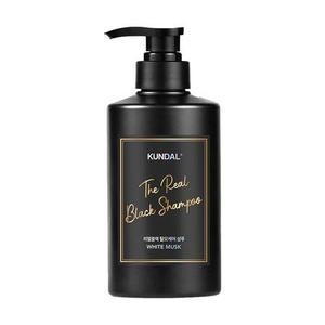 쿤달 더리얼 컬러코팅 블랙샴푸 화이트머스크 500ml