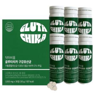 닥터비움 글루타치카 구강유산균 1000mg 30정x6박스