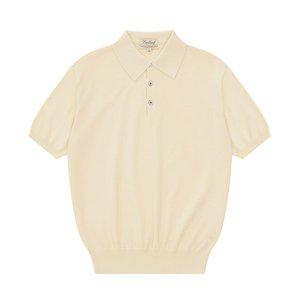 [벨리프]Essential Short Sleeve Polo Knit (Ecru)
