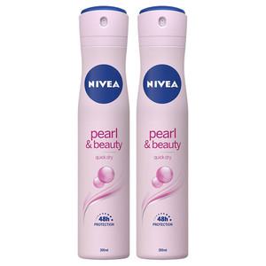 니베아 데오드란트 스프레이 펄 앤 뷰티 200ml 2개