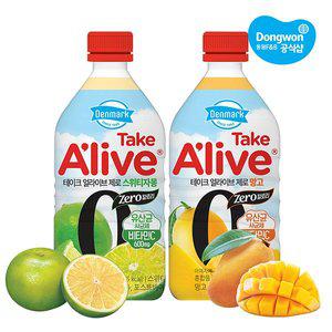 [동원] 덴마크 테이크 얼라이브 쿨 500ml x 24개 /스위티자몽/망고/블러드오렌지/샤인머스캣