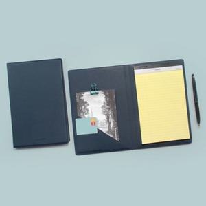 A5 가죽 포켓 노트패드 리갈노트 메모패드 회의 미팅 기록 커버 제본 펜홀더 아빈