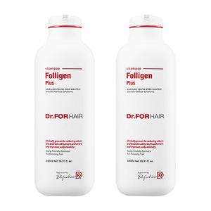 닥터포헤어 폴리젠 플러스 샴푸 500ML 2통