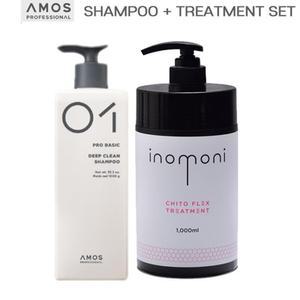 두피 노폐물 냄새제거 장벽강화 샴푸 트리트먼트 1000ml 세트 유수분밸런스 보습