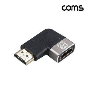 Coms HDMI 연장 꺾임 젠더 MF 8K 60Hz 2.1 UHD-IH651 (WFFQB3I)