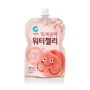 [얌얌마켓] 청정원 워터젤리 복숭아 100g