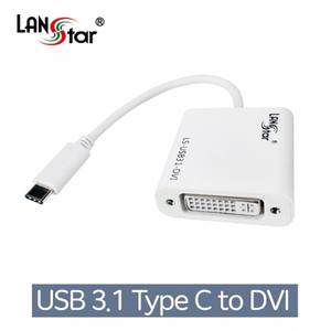 USB 3.1 C타입 TO DVI 젠더 LS-USB31-DVI [H@lu]