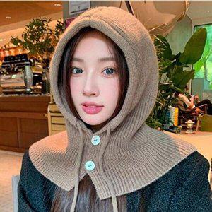[셀러허브 패션][JHQSWPZT_51DW]여성 후드 모자 넥워머 바라클라바
