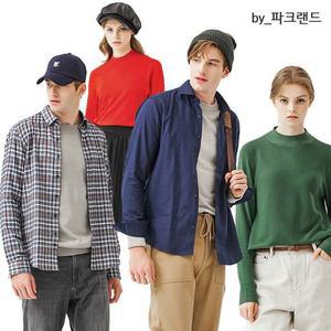 [by_파크랜드]남성 소프트 기모 셔츠+여성 니트 사은품 4종 택1.NCL21401-4,NWH21405-8