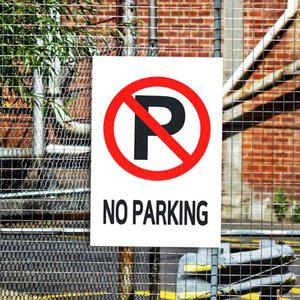 표지판 주차금지판넬 안내 표시판 no parking (WFGTBLO)